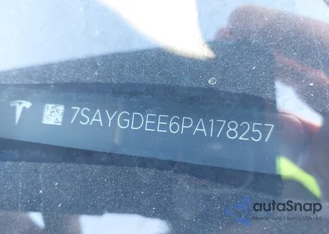 2023 Tesla Model Y Awd/Long Range Dual Motor All-Wheel Drive from USA, damaged, VIN 7SAYGDEE6PA178257